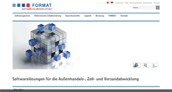 Desktop Screenshot of formatsoftware.de